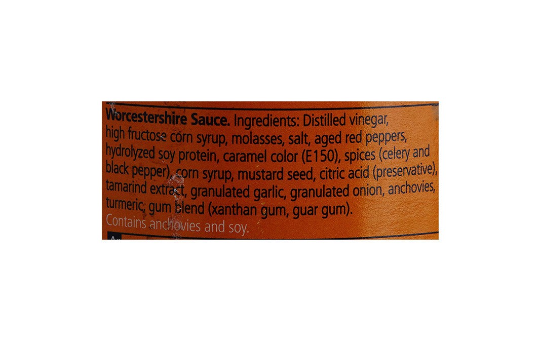 American Garden Worcestershire Sauce    Glass Bottle  295 millilitre